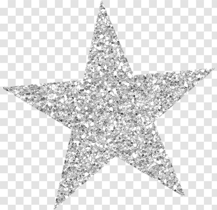 Star Silver Glitter Clip Art - Tree - Color Transparent PNG