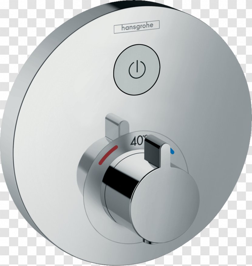 Thermostatic Mixing Valve Hansgrohe Shower - Bathroom Transparent PNG