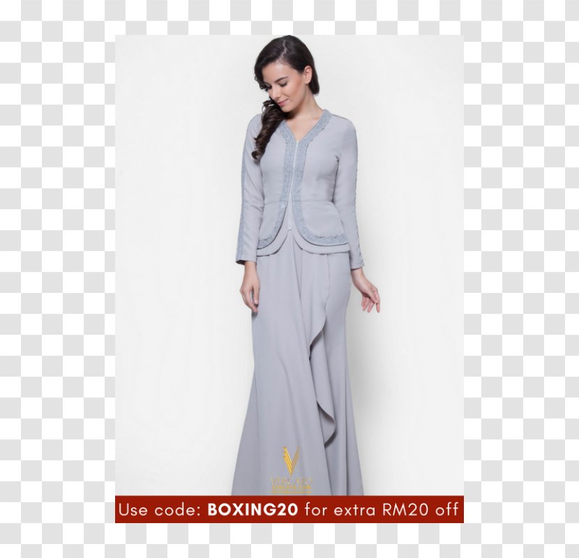 Baju Kurung Formal Wear Lace Robe Kebaya - Fashion Model Transparent PNG