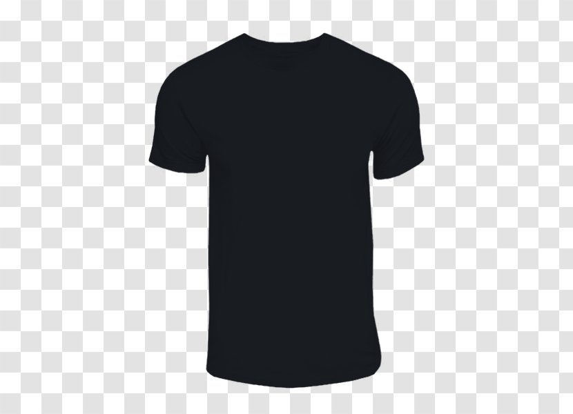 T-shirt Crew Neck Sleeve Navy Blue - T Shirt Transparent PNG