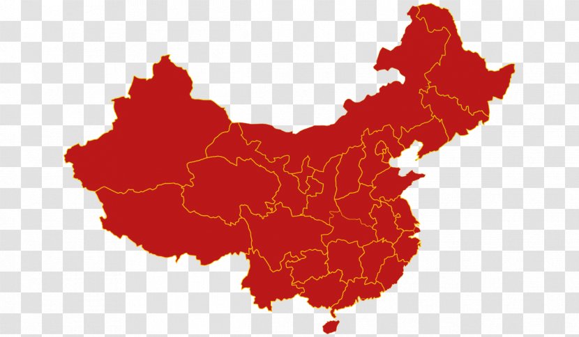 China Vector Map - World Transparent PNG