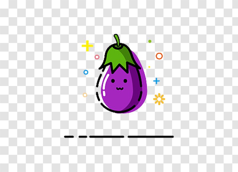 Purple Clip Art - Fruit - Eggplant Transparent PNG