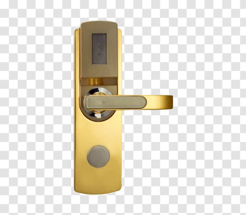 Lock Business Fingerprint Hotel Door Handle - Marketing Transparent PNG