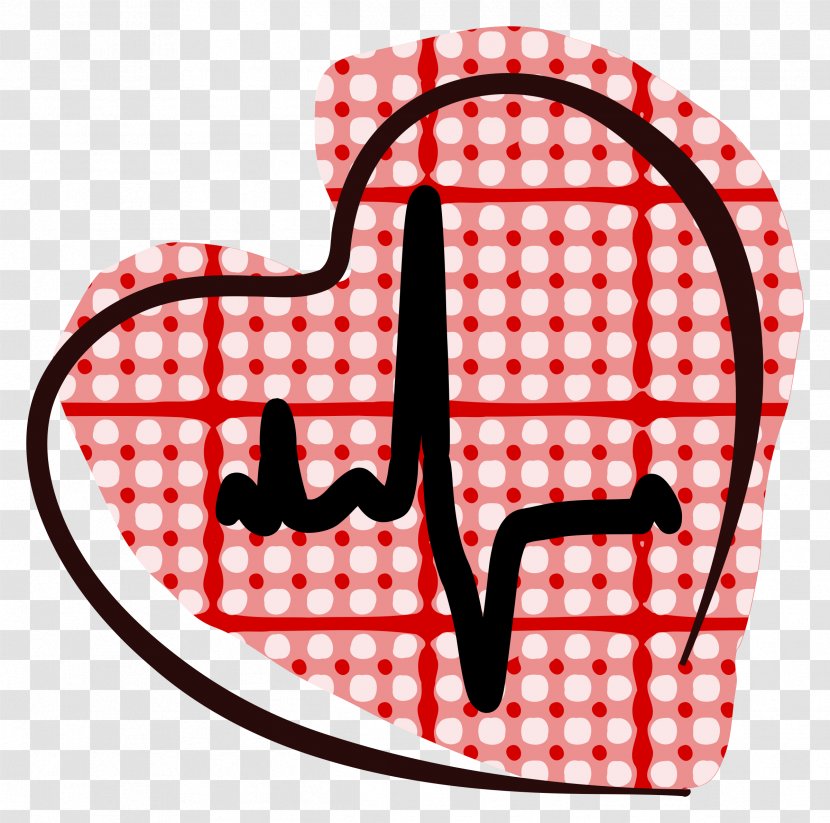 Heart Electrocardiogram Cardiovascular Disease Clip Art - Flower Transparent PNG