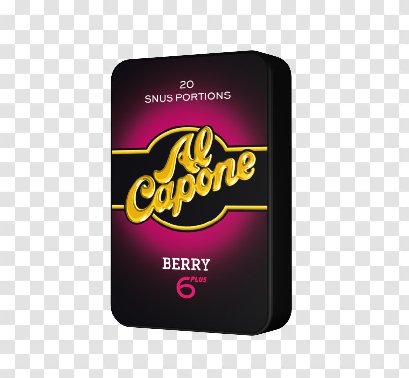 Snus Brand Cigarillo Product Font - Magenta - Al Capone Transparent PNG