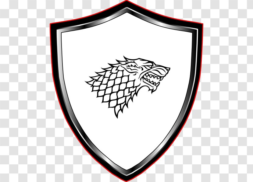 House Stark Wolf Wall Decal Sticker - Game Of Thrones Transparent PNG