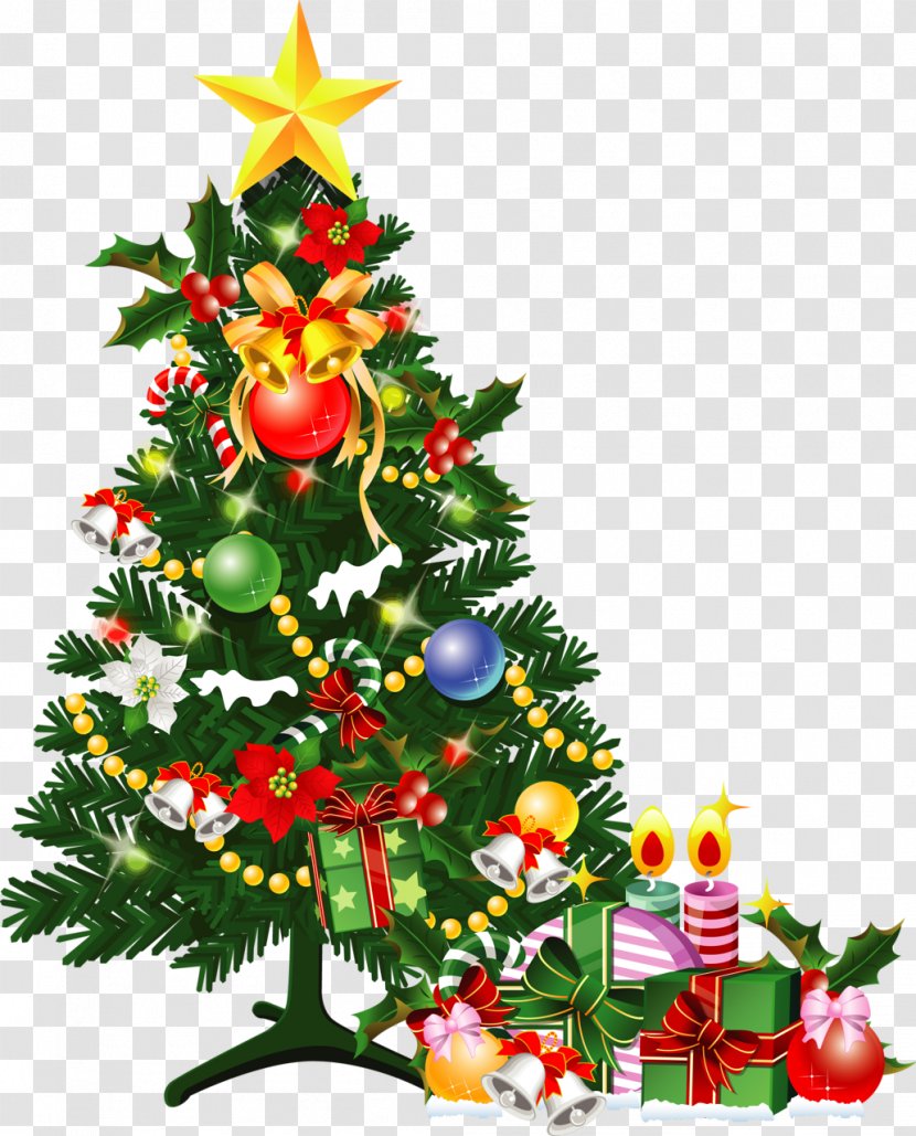 Santa Claus Christmas Day Tree GIF Transparent PNG