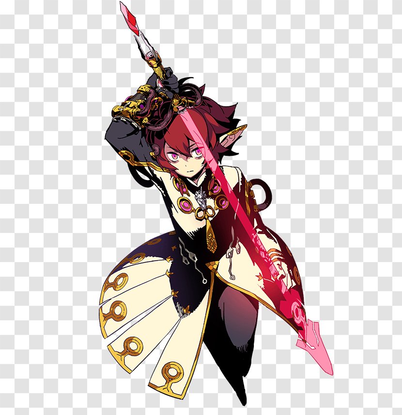 Etrian Odyssey V: Beyond The Myth Atlus Nintendo 3DS Character - Silhouette - Flower Transparent PNG