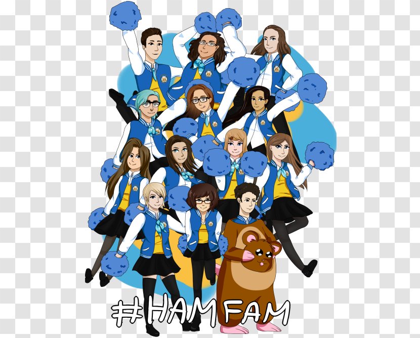 Clip Art Social Group Illustration Team Human Behavior - Cheer Uniforms Tumblr Transparent PNG