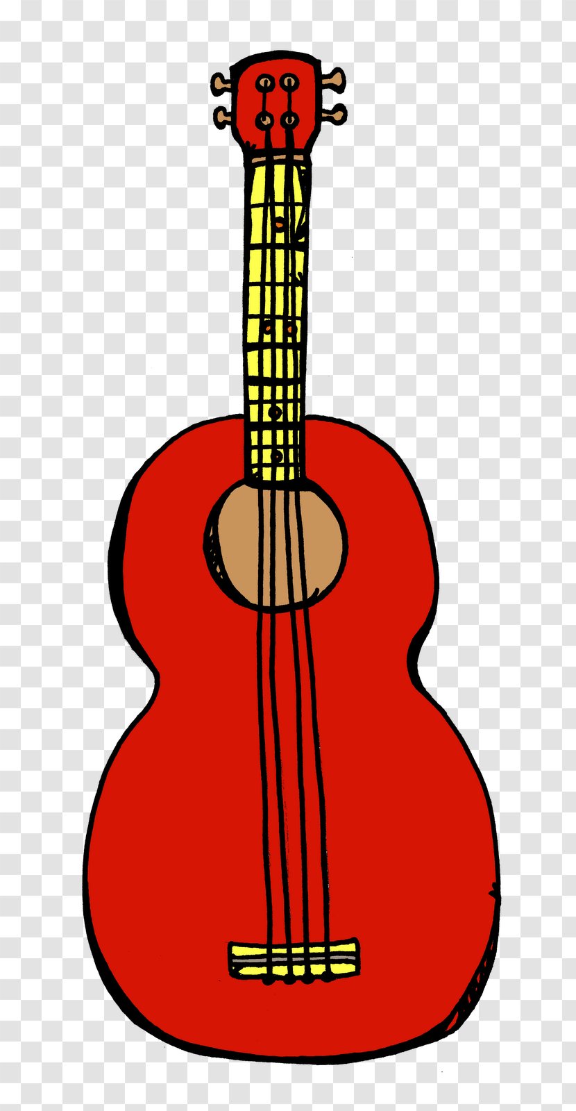 Acoustic Guitar Ukulele Clip Art - Tree Transparent PNG