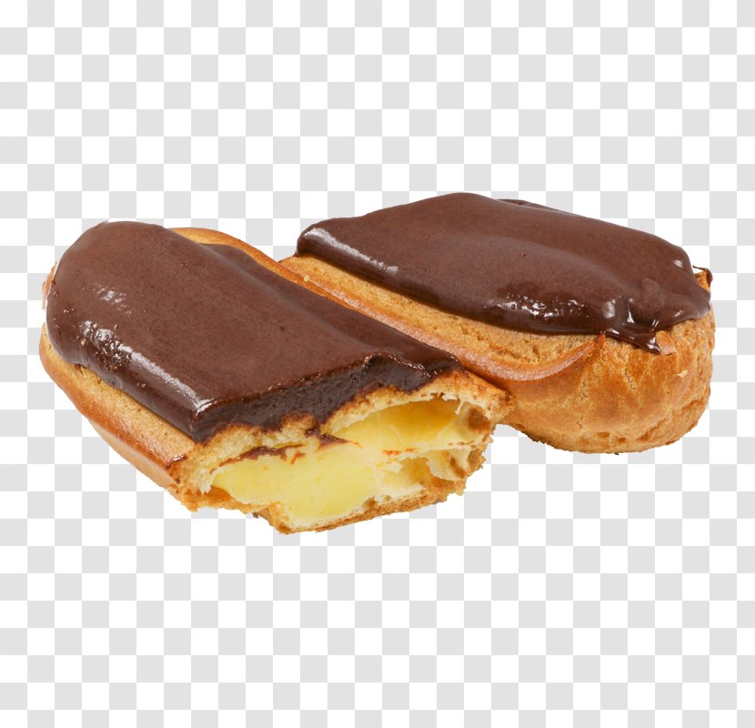 Chocolate Caramel Shortbread Praline Bossche Bol Éclair - Food Transparent PNG