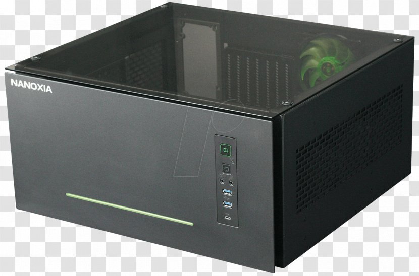 Computer Cases & Housings Home Theater PC ATX Mini-ITX Form Factor - Transverse Engine - Glass Transparent PNG