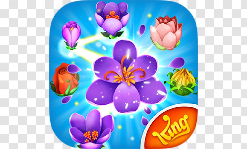 Blossom Blast Saga Candy Crush Farm Heroes King Android - Floral Design Transparent PNG