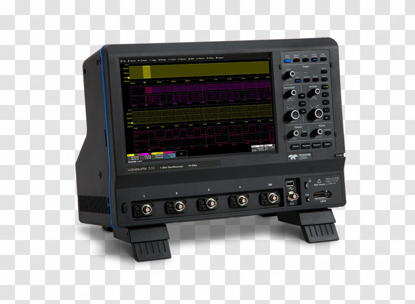 Oscilloscope Teledyne LeCroy User Interface Electronics Waveform - Gigahertz - Harting Transparent PNG