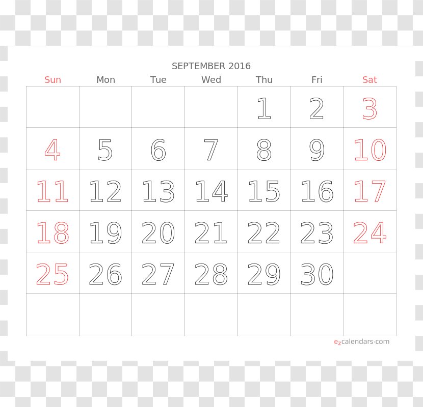Calendar Date 0 Leap Year Month - CALENDAR 2019 Transparent PNG