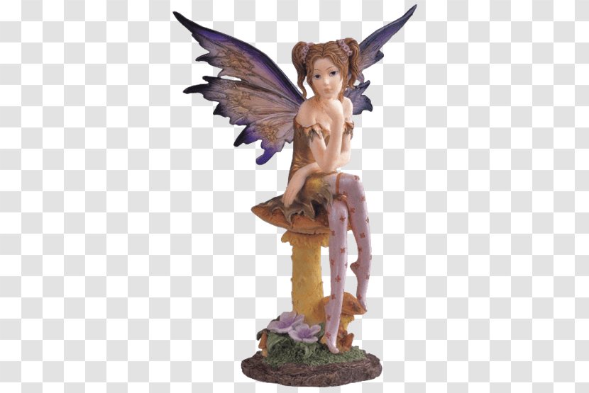 The Fairy With Turquoise Hair Figurine Elven Statue - Character - Forest Transparent PNG