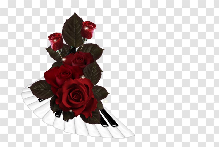 Garden Roses Flower Bouquet - Artificial - Shoe Transparent PNG
