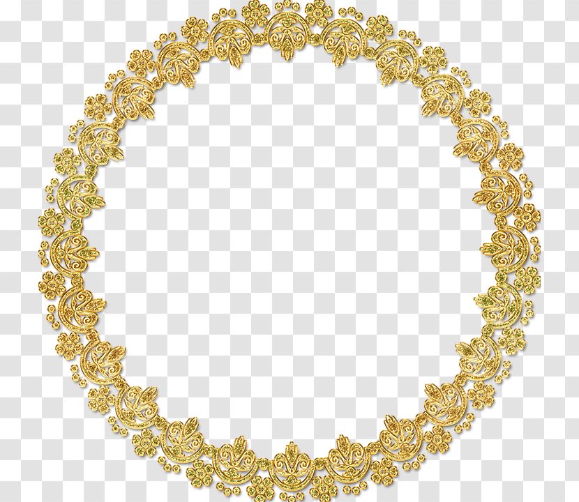 Picture Frame Display Resolution Pixel - Yellow - Golden Round HD Transparent PNG