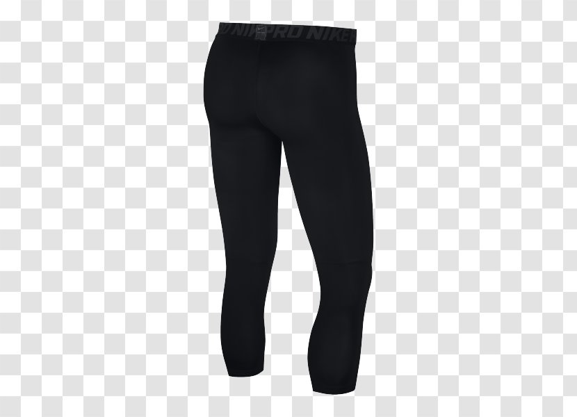 Capri Pants Nike Tights Running - Silhouette Transparent PNG