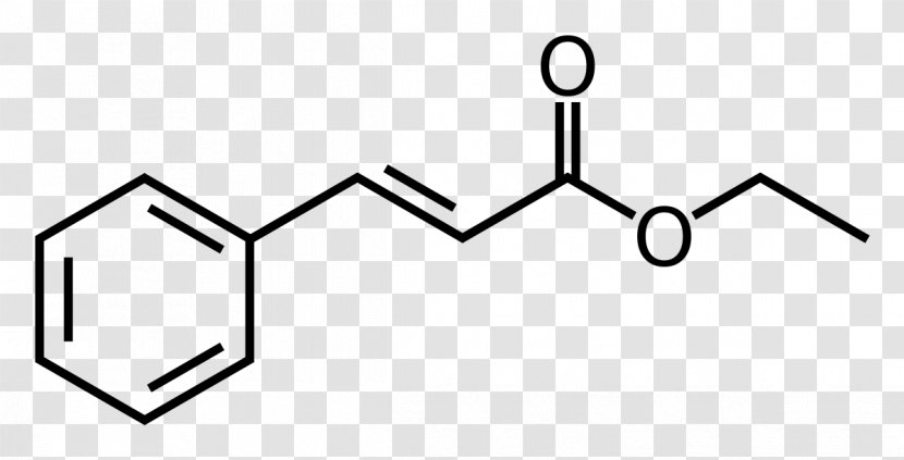 Methyl Cinnamate Cinnamic Acid Ethyl Group Ester - Black And White - Verify Transparent PNG