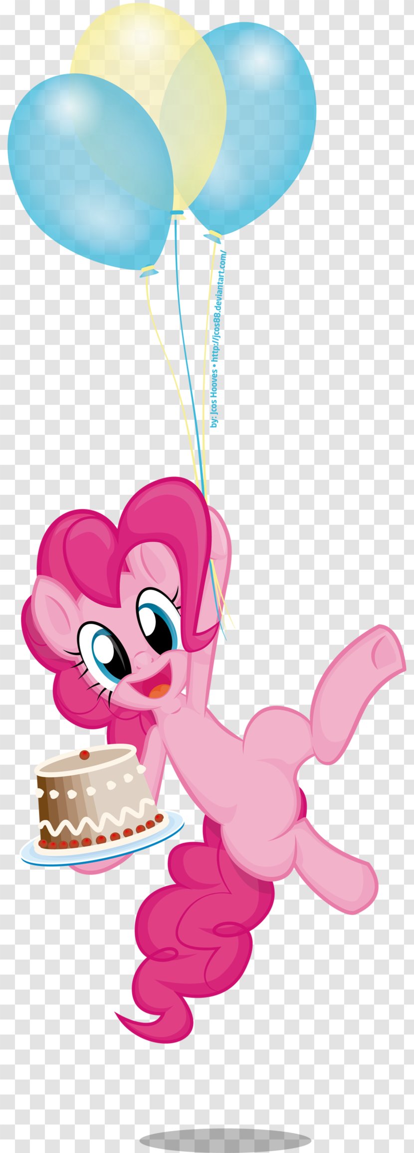 Pinkie Pie Pony Derpy Hooves Applejack Birthday - Watercolor Transparent PNG