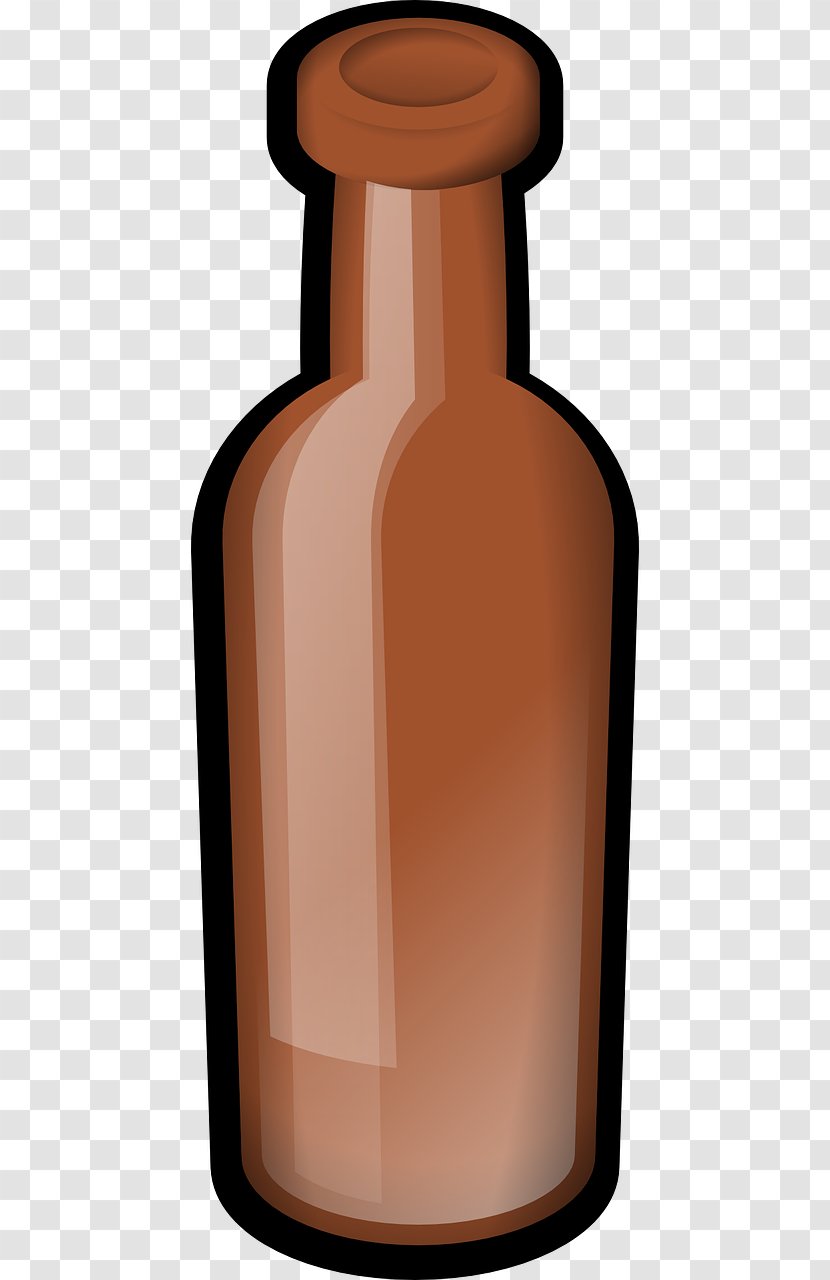 Icon - Bottle - Brown Transparent PNG