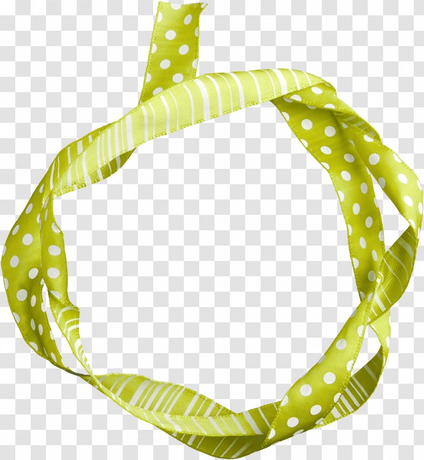 Green Pattern - Yellow - Ribbon Transparent PNG