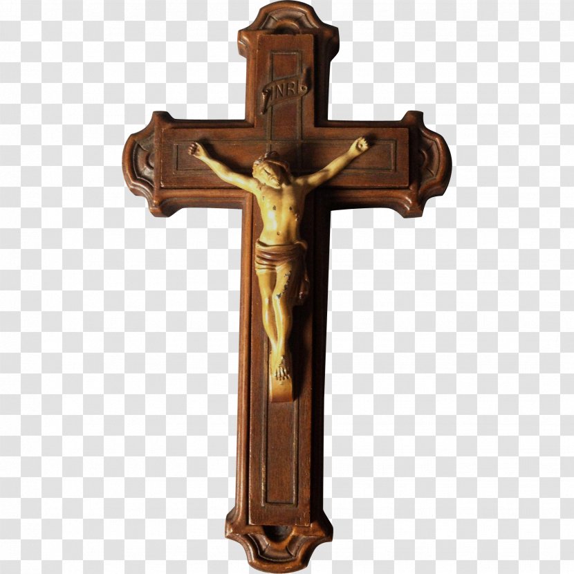 Crucifix Christian Cross - Artifact - Religious Material Transparent PNG