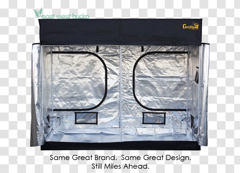 Gorilla Grow Tent LITE LINE 4x4 Light Growroom 2x2 - Lightemitting Diode - Mason Jar Model Prototype Transparent PNG