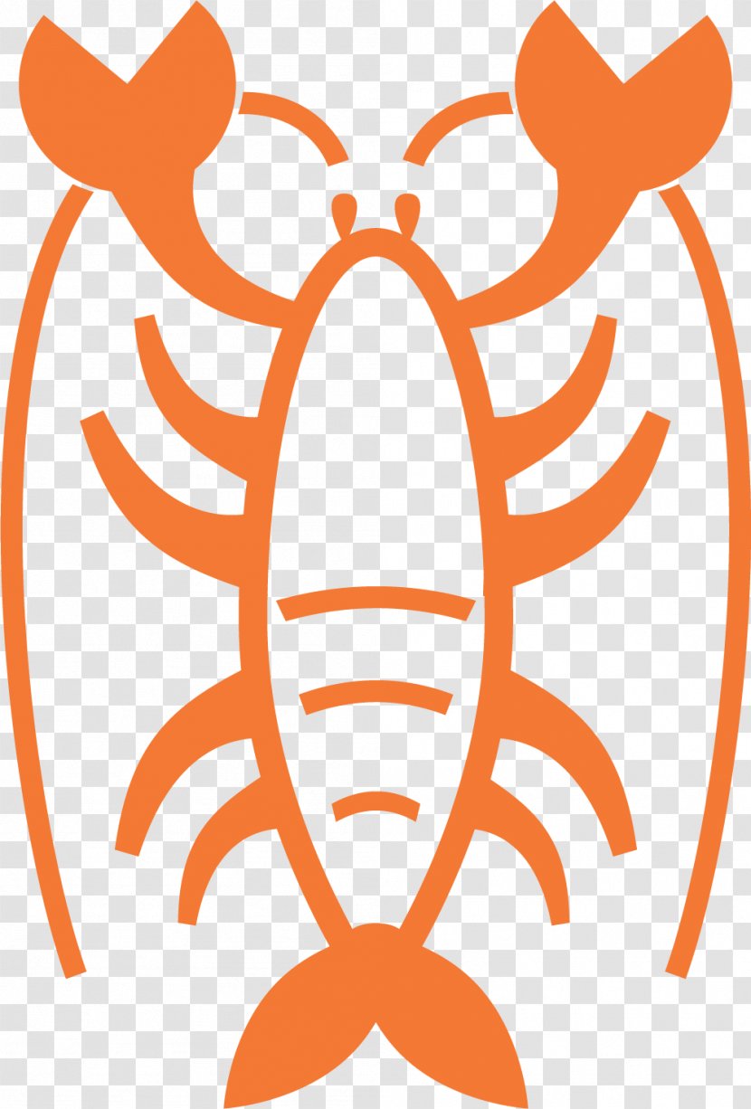 Graphic Design Illustration - Wing - Orange Prawn Transparent PNG