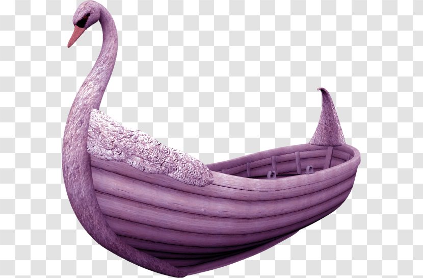 Cygnini Bird Boat Clip Art - Ship - Free Fantasy Swan Boats Pull Image Transparent PNG