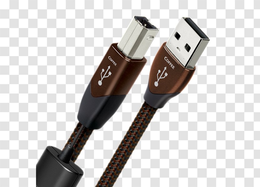 AudioQuest Cable USB A-B Carbon .75m (2.5 Ft.) Pearl Standard To Micro - High Fidelity - Laptop Power Cord Transparent PNG