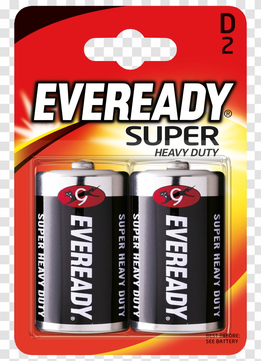 Electric Battery Eveready Company D AAA - Aa - Power Supply Transparent PNG