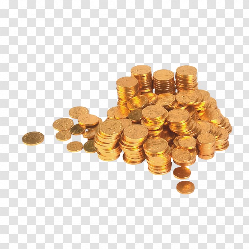 How? How To Obtain Wealth In 30 Days! Gold Coin Ye - I - Vector Stack Decoration Transparent PNG