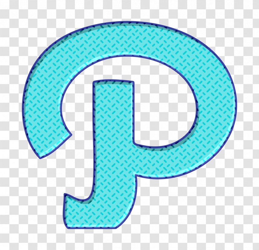 Path Icon Social Media - Symbol - Logo Electric Blue Transparent PNG