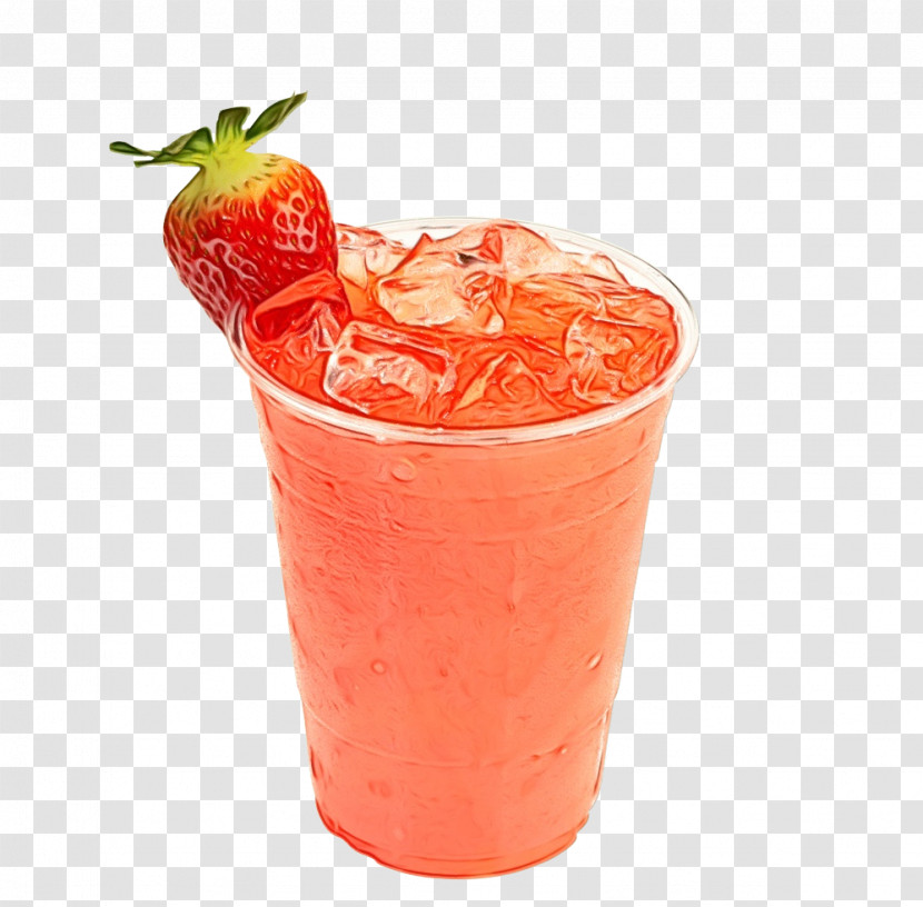 Cocktail Garnish Smoothie Bay Breeze Bloody Mary Strawberry Juice Transparent PNG