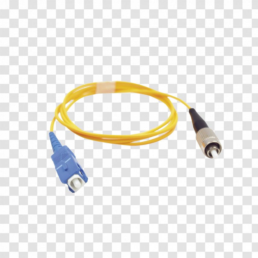 Coaxial Cable Optical Fiber Connector Electrical - Network Cables - Fibra Optica Transparent PNG