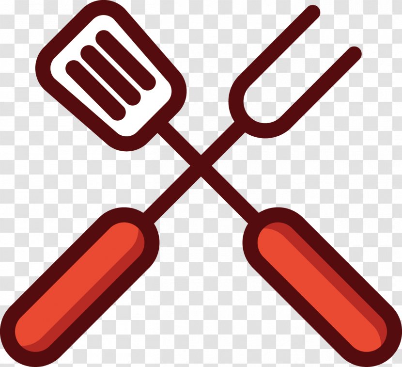 Churrasco Barbecue Putty Knife Download Icon - Tool - Tools And Fork Transparent PNG