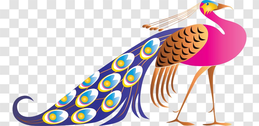 Pavo Feather Bird Clip Art - Organism - Peacock Cartoon Transparent PNG