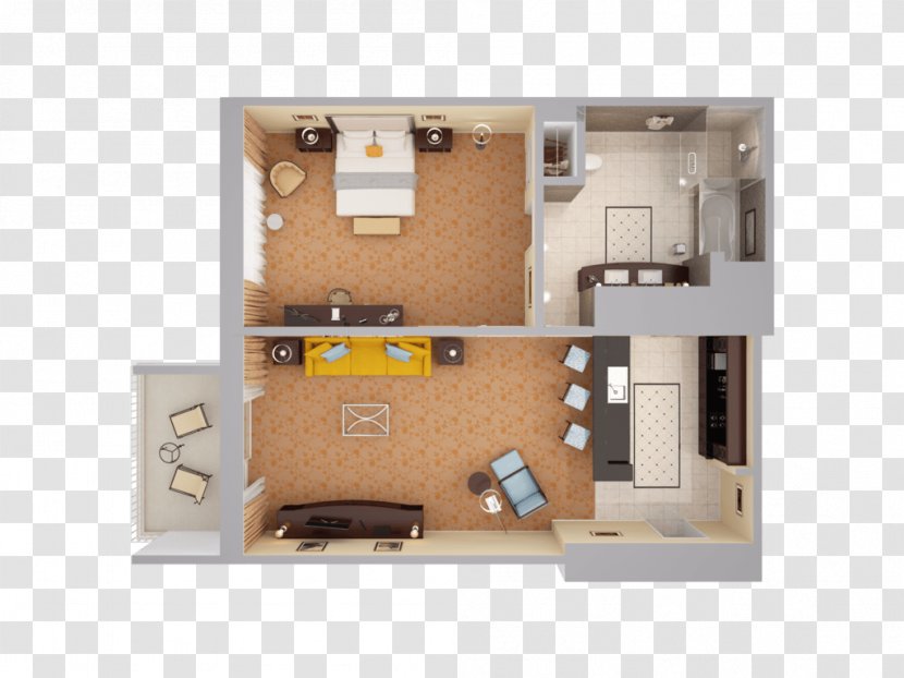 3D Floor Plan Suite Hotel Waldorf Astoria Orlando Transparent PNG