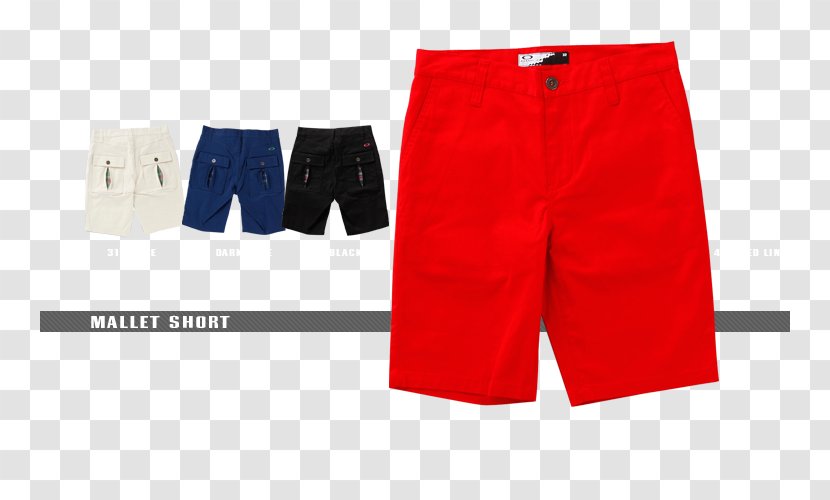 Trunks Bermuda Shorts Pants Y7 Studio Williamsburg - Red - Austria Drill Transparent PNG