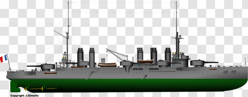 Pre-dreadnought Battleship Heavy Cruiser Armored French Danton - Guided Missile Destroyer Transparent PNG