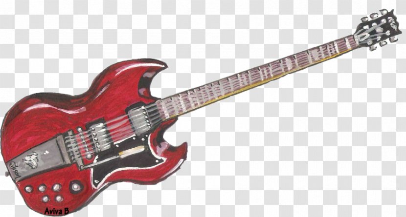 Bass Guitar Acoustic-electric Electronic Musical Instruments Slide - Gibson Sg Transparent PNG
