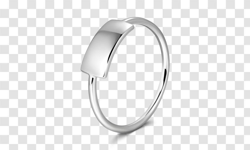 Silver Wedding Ring Body Jewellery - Couple Rings Transparent PNG