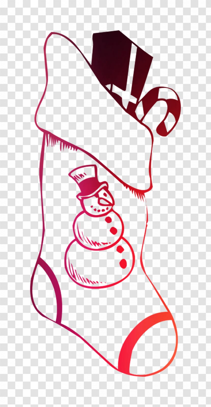 Drawing Christmas Day Illustration Clip Art Santa Claus - Sock Transparent PNG