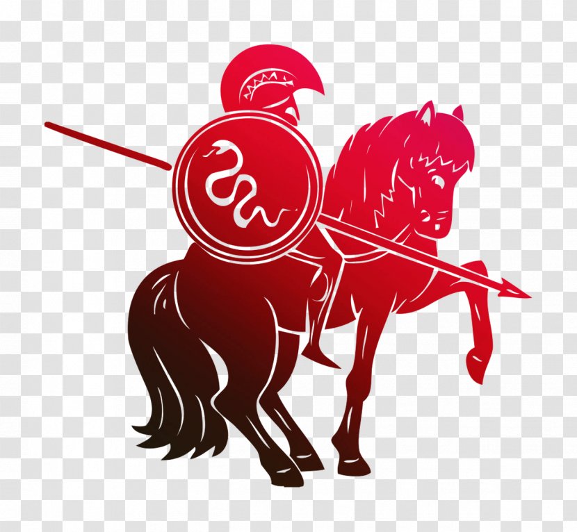 Gladiator Vector Graphics Royalty-free Stock Illustration Image - Drawing - Pony Transparent PNG