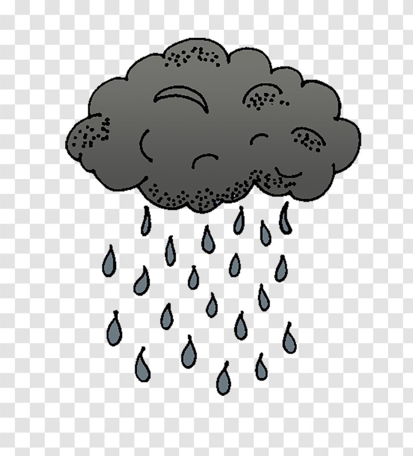 Coloring Book Rain Cloud Storm Adult - Wet Season Transparent PNG