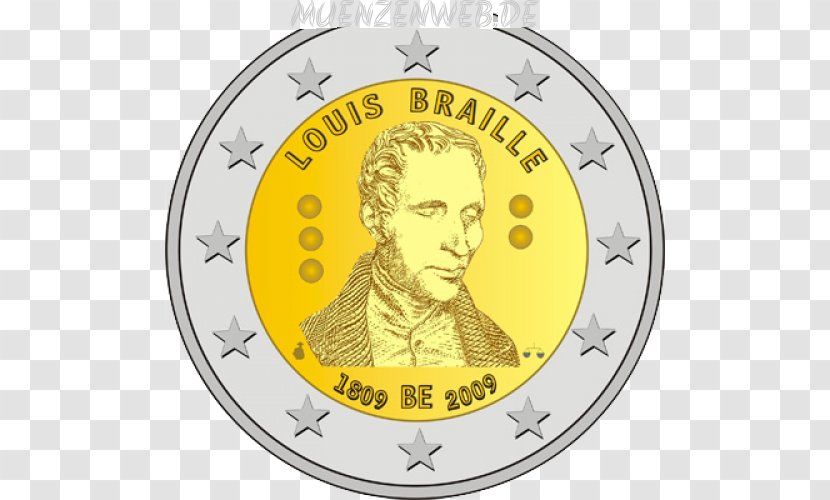 Belgium 2 Euro Commemorative Coins Coin Transparent PNG