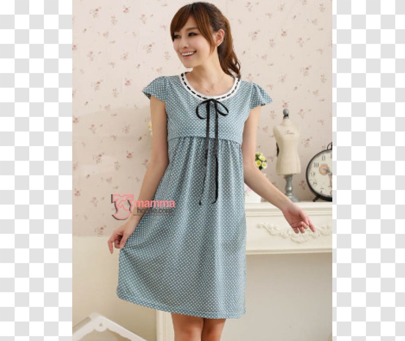 Cocktail Dress Nightgown Sleeve - Flower - Maternity Clothing Transparent PNG