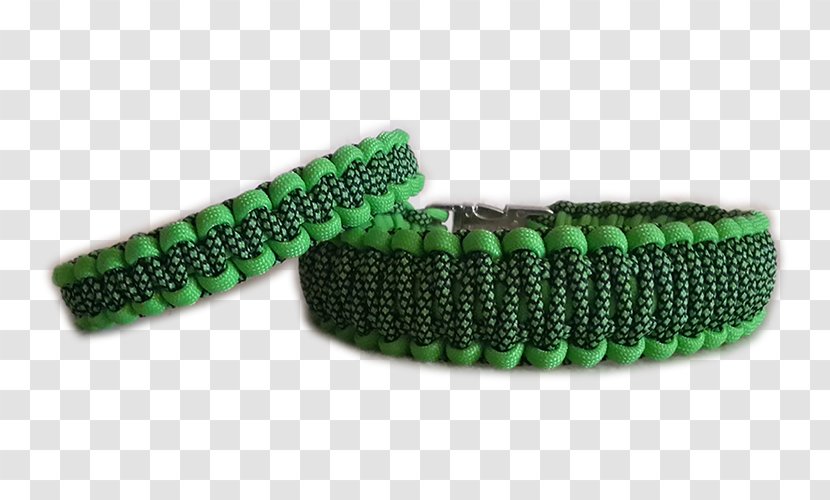 Bracelet Dog Collar Jewellery Parachute Cord - Green Diamond Transparent PNG